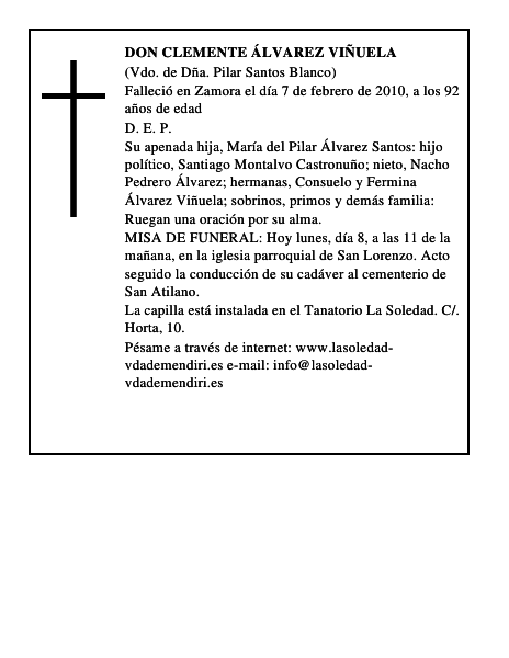 Don Clemente Álvarez Viñuela
