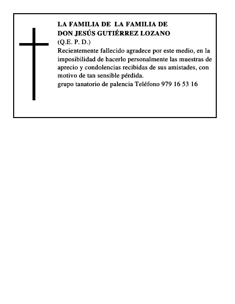 Don Jesús Gutiérrez Lozano