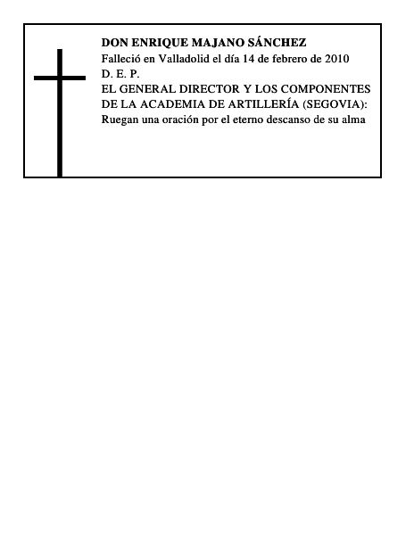 Don Enrique Majano Sánchez