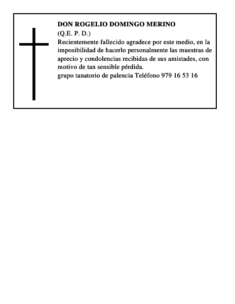 Don Rogelio Domingo Merino