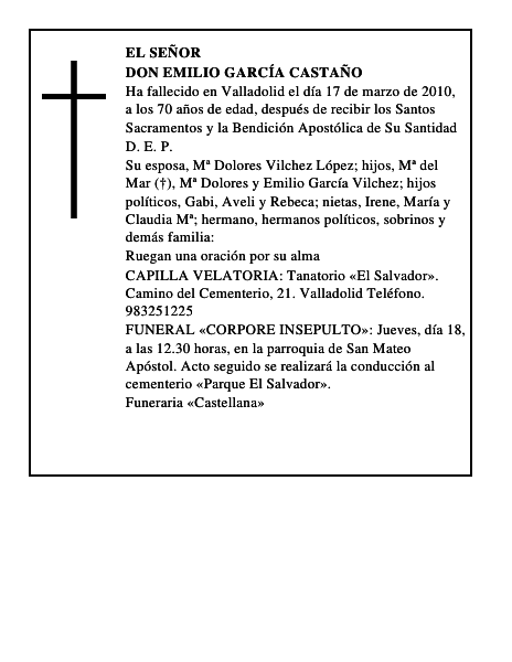 Don Emilio García Castaño
