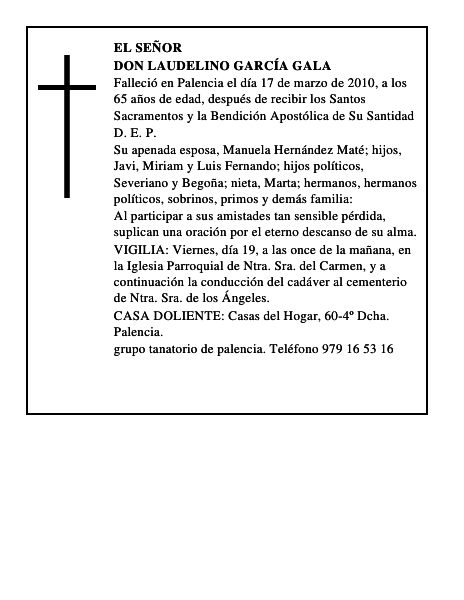 Don Laudelino García Gala