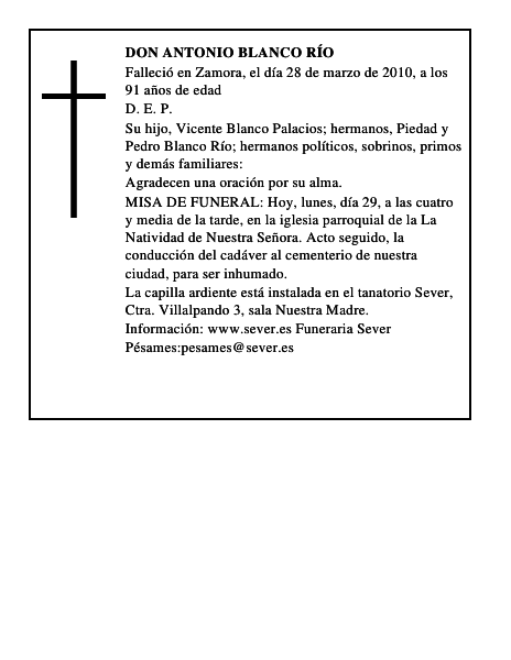 Don Antonio Blanco Río