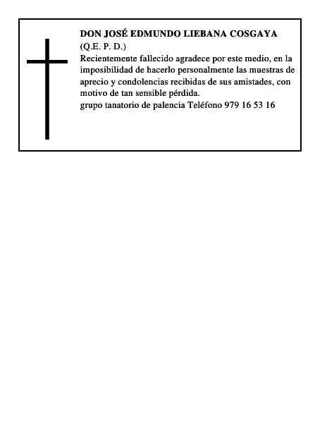 Don José Edmundo Liebana Cosgaya