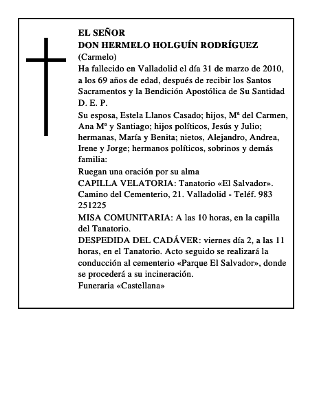 Don Hermelo Holguín Rodríguez