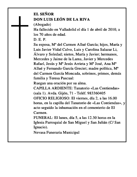 Don Luis León de la Riva