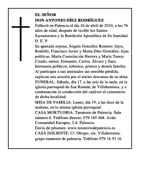 Don Antonio Díez Rodríguez