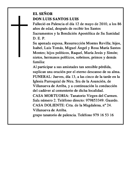 Don Luis Santos Luis