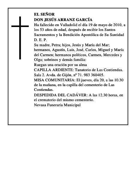 Don Jesús Arranz García