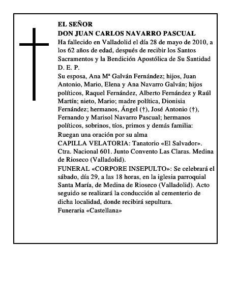 Don Juan Carlos Navarro Pascual