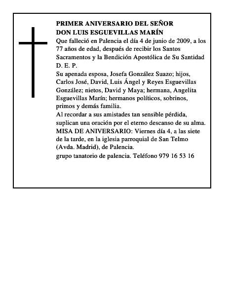 Don Luis Esguevillas Marín
