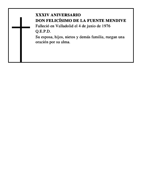 Don Felicísimo de la Fuente Mendive