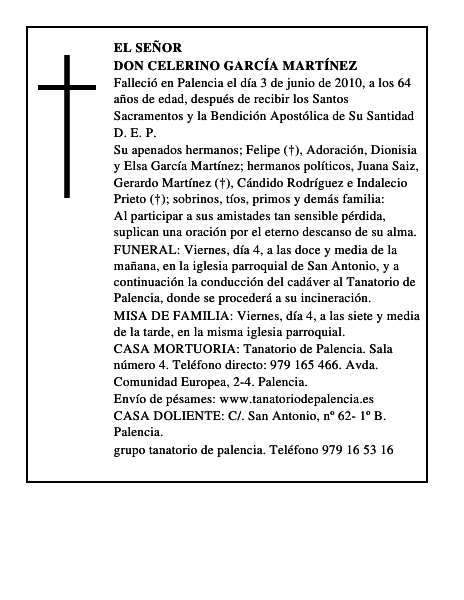 Don Celerino García Martínez