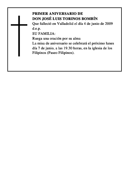 Don José Luis Torinos Bombín