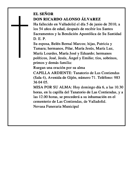 Don Ricardo Alonso Álvarez