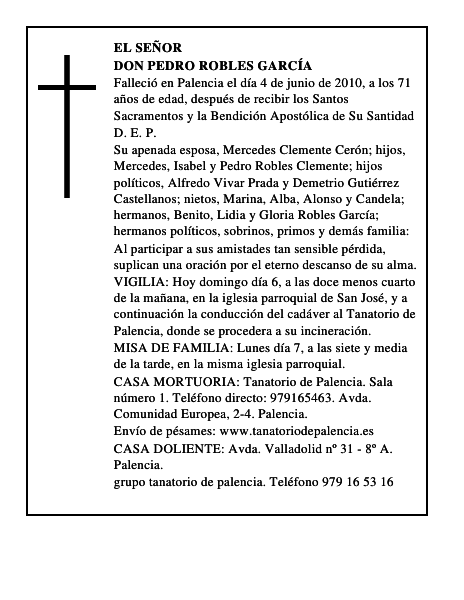 Don Pedro Robles García