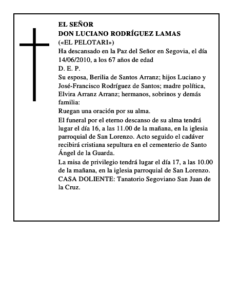 Don Luciano Rodríguez Lamas