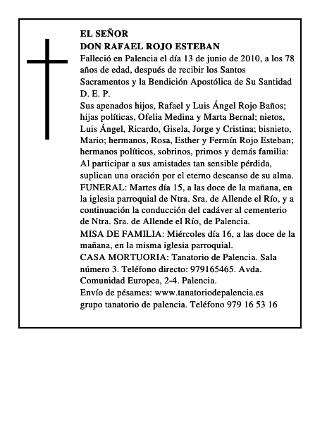 Don Rafael Rojo Esteban