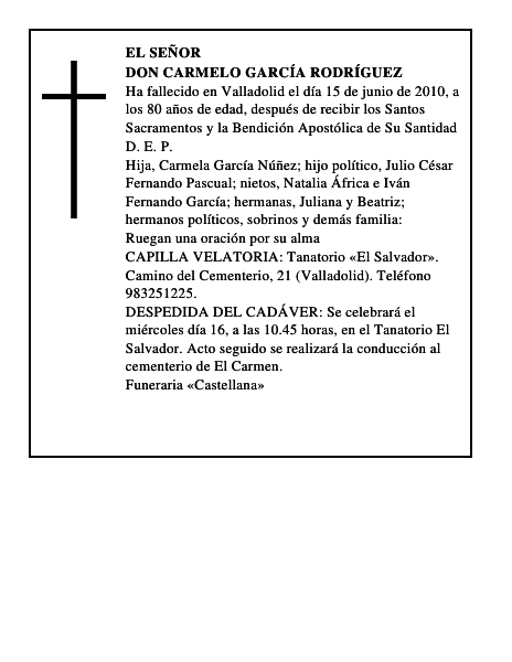 Don Carmelo García Rodríguez