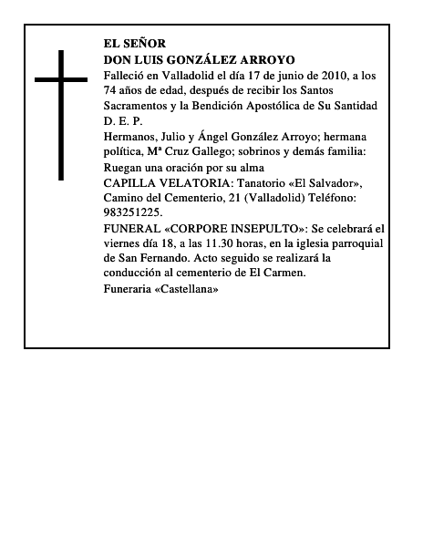 Don Luis González Arroyo