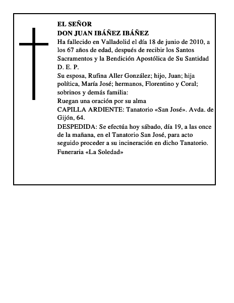 Don Juan Ibáñez Ibáñez