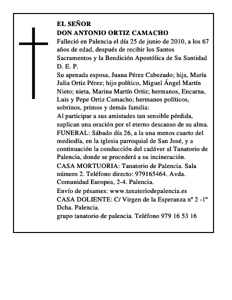 Don Antonio Ortiz Camacho