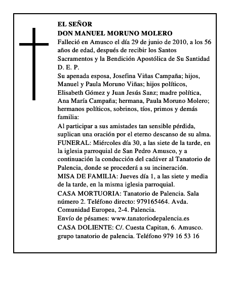Don Manuel Moruno Molero
