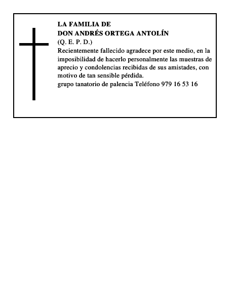 Don Andrés Ortega Antolín