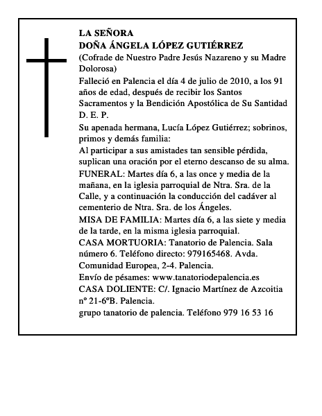 Doña Ángela López Gutiérrez