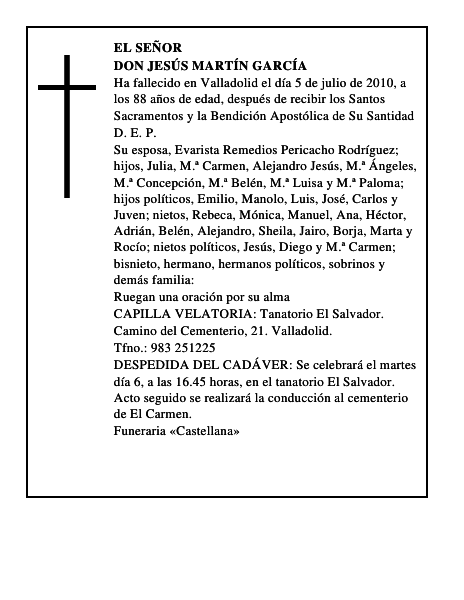 Don Jesús Martín García