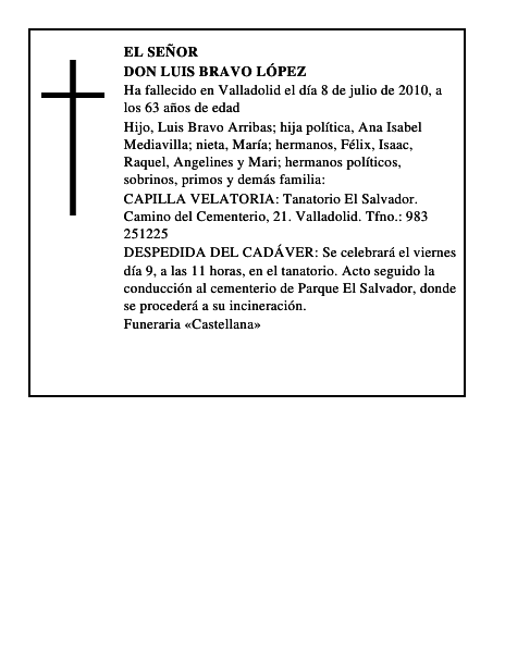 Don Luis Bravo López