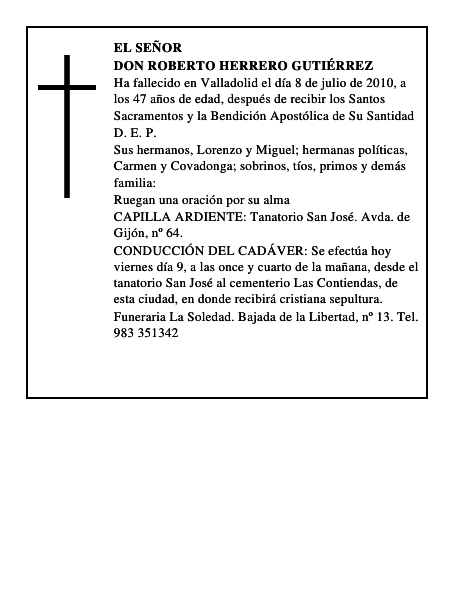 Don Roberto Herrero Gutiérrez