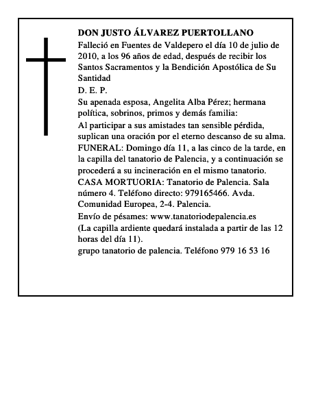 Don Justo Álvarez Puertollano