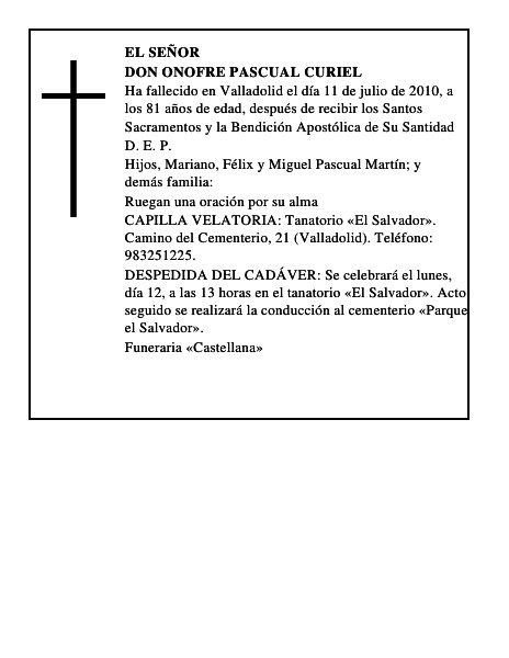 Don Onofre Pascual Curiel