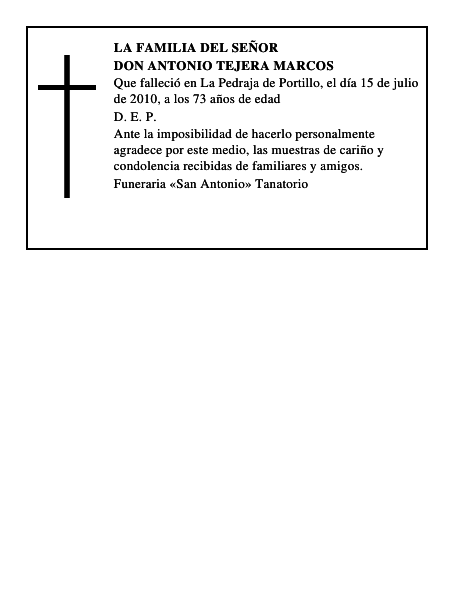 Don Antonio Tejera Marcos