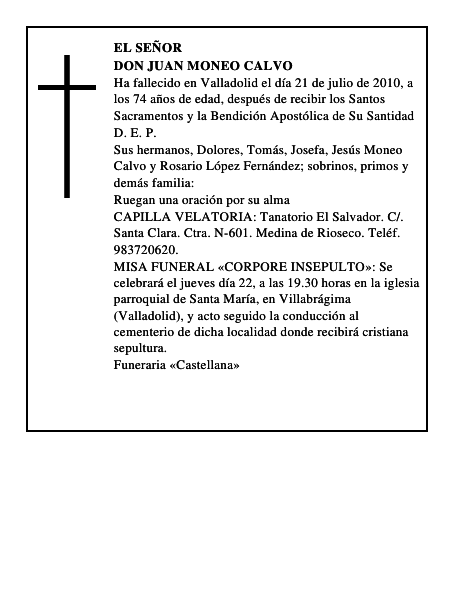 Don Juan Moneo Calvo