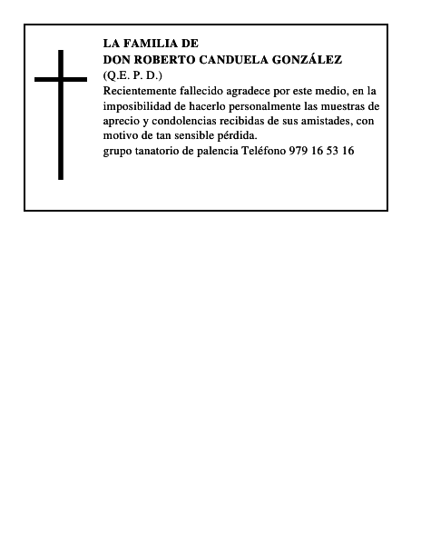 Don Roberto Canduela González