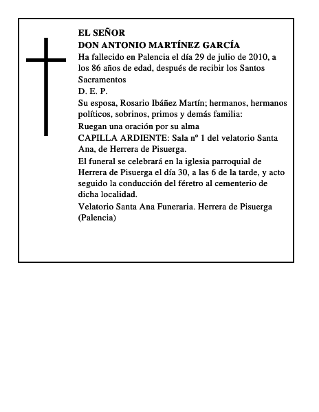 Don Antonio Martínez García