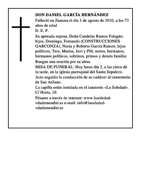 Don Daniel García Hernández