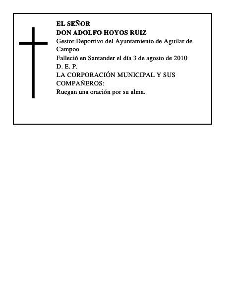 Don Adolfo Hoyos Ruiz