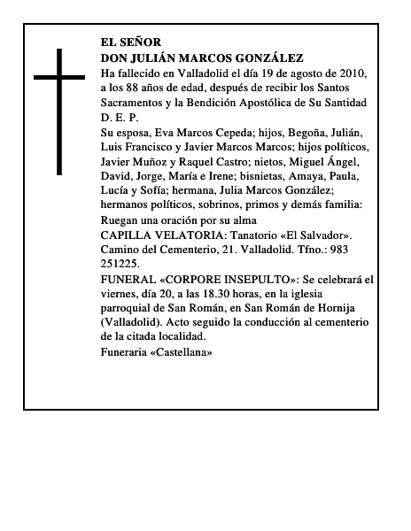 Don Julián Marcos González