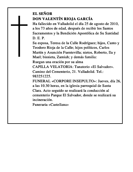 Don Valentín Rioja García