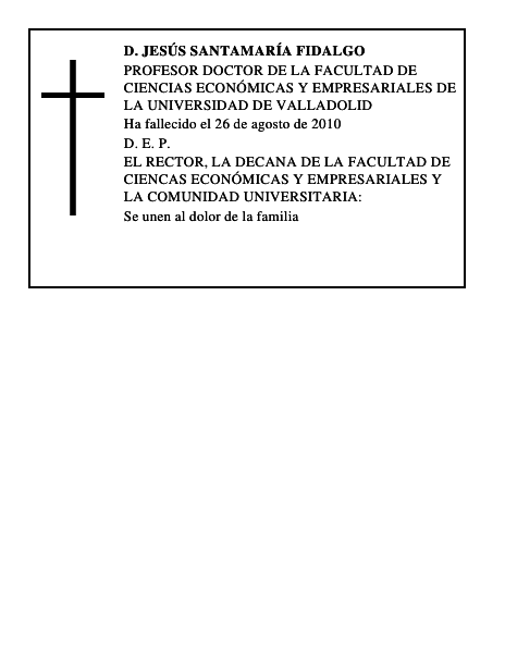 D. Jesús Santamaría Fidalgo