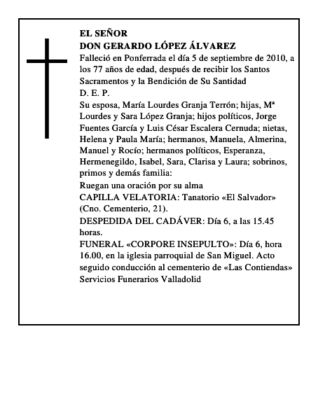 Don Gerardo López Álvarez