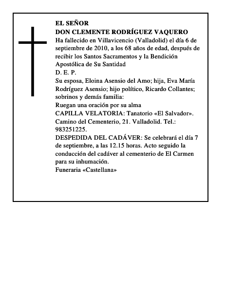 Don Clemente Rodríguez Vaquero