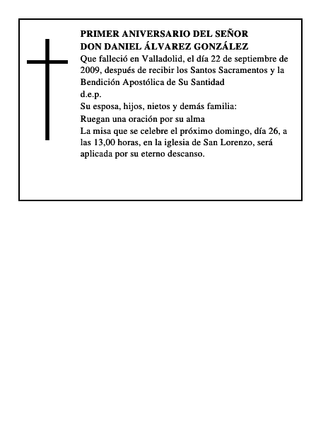 Don Daniel Álvarez González