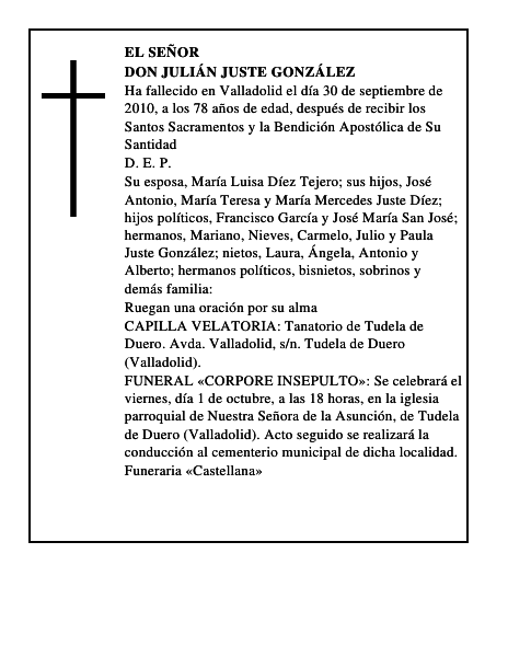 Don Julián Juste González