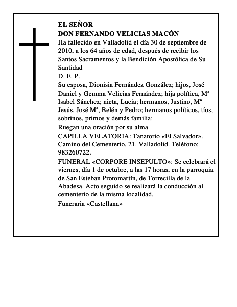 Don Fernando Velicias Macón