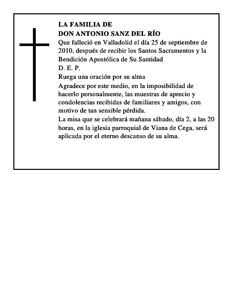 Don Antonio Sanz del Río