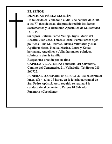 Don Juan Pérez Martín